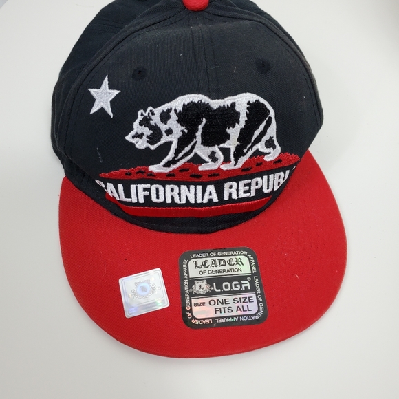 California Republic Cali bear snapback hat OSFM - Picture 2 of 10